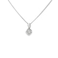 Diamond Round Brilliant Cut, 0.50ct 18ct White Gold Pendant