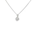Diamond Round Brilliant Cut, 0.70ct 18ct White Gold Pendant