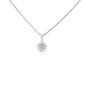 Diamond Round Brilliant Cut, 0.70ct 18ct White Gold Pendant