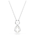 Swarovski Chroma pendant, Mixed cuts, Multicoloured, Rhodium plated