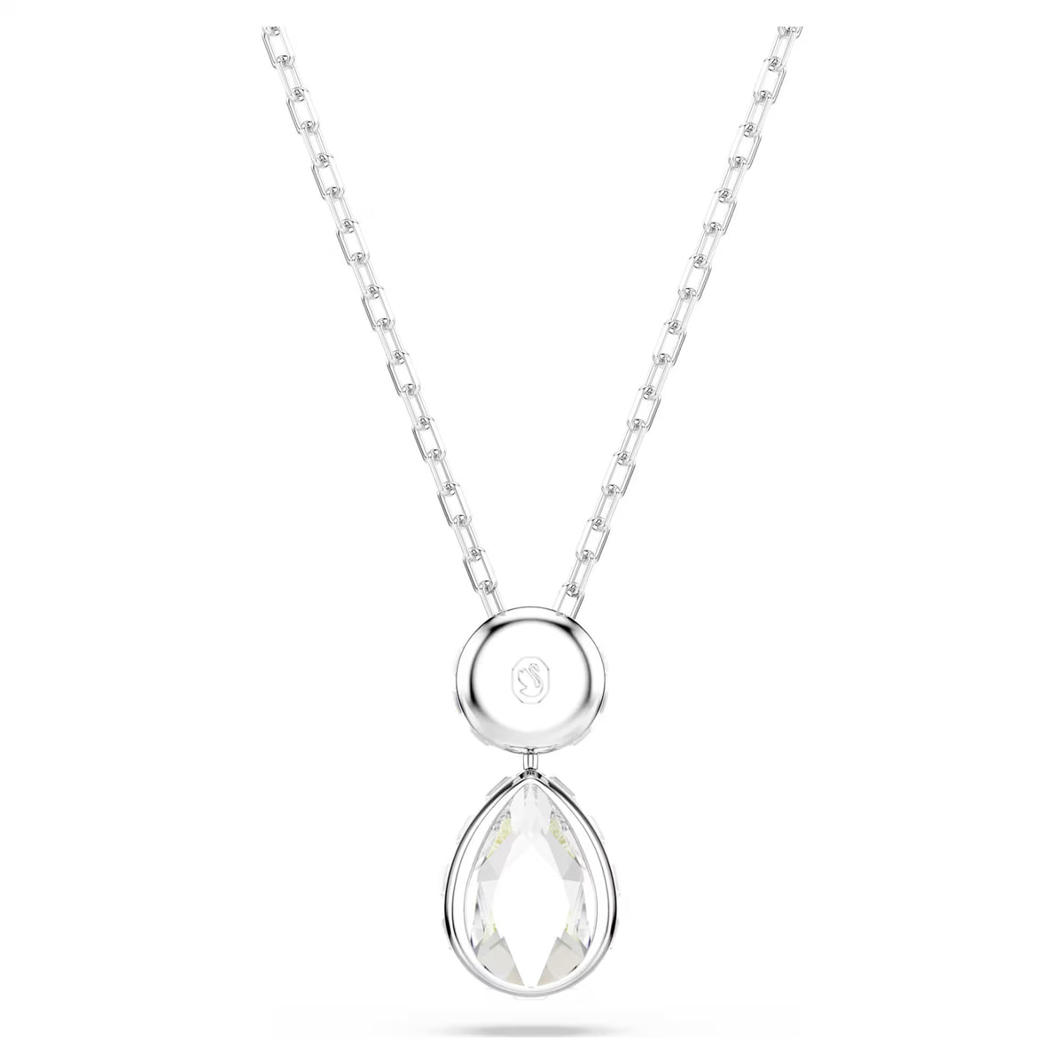 Swarovski Chroma pendant, Mixed cuts, Multicoloured, Rhodium plated