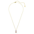 Swarovski Chroma pendant, Mixed cuts, Multicoloured, Gold-tone plated