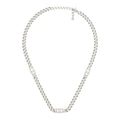 Gucci Interlocking Sterling Silver 45-50cm Chain Necklace