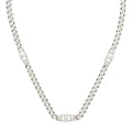 Gucci Interlocking Sterling Silver 45-50cm Chain Necklace