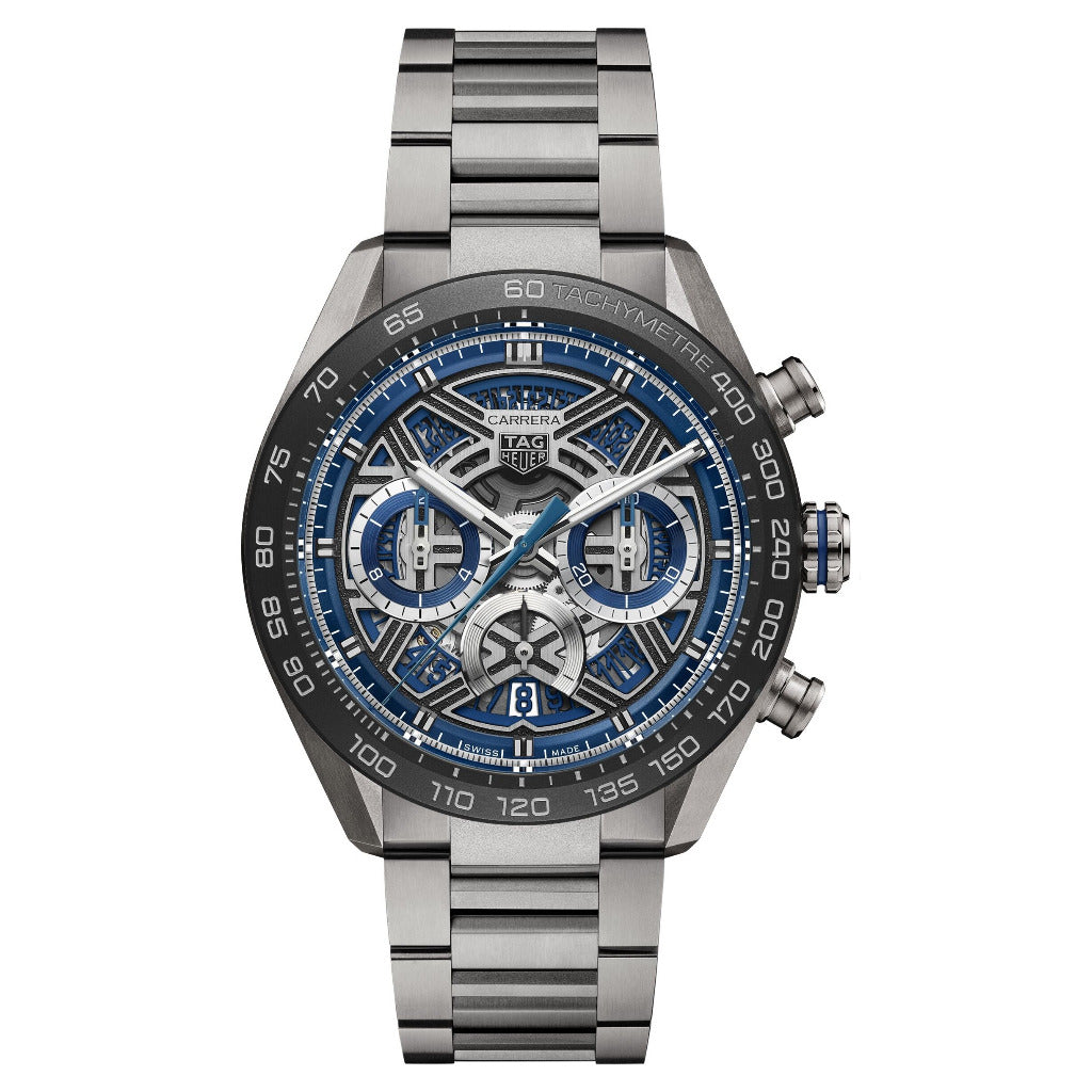 Tag Heuer Carrera Chronograph Extreme Sport, Automatic 44mm Titanium Watch CBU2081.BF0007