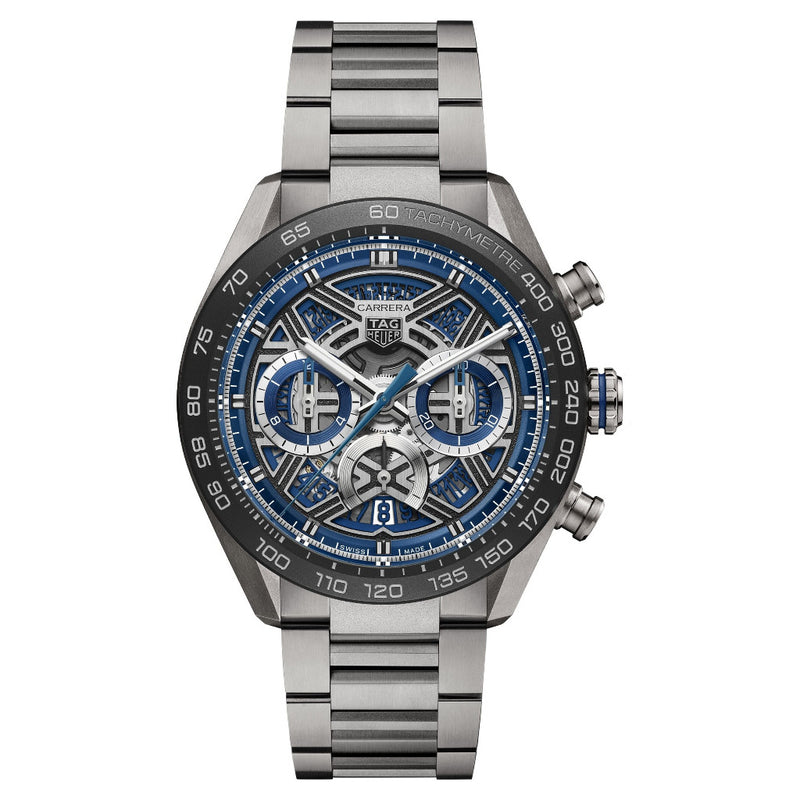 Tag Heuer Carrera Chronograph Extreme Sport, Automatic 44mm Titanium Watch CBU2081.BF0007