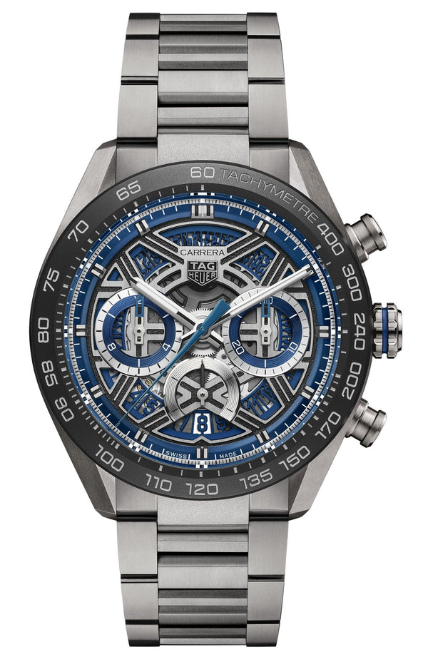 Tag Heuer Carrera Chronograph Extreme Sport, Automatic 44mm Titanium Watch CBU2081.BF0007