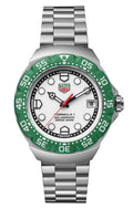 Tag Heuer Formula 1 Solargraph Green, 38mm Steel Watch WBY111E.BA0042