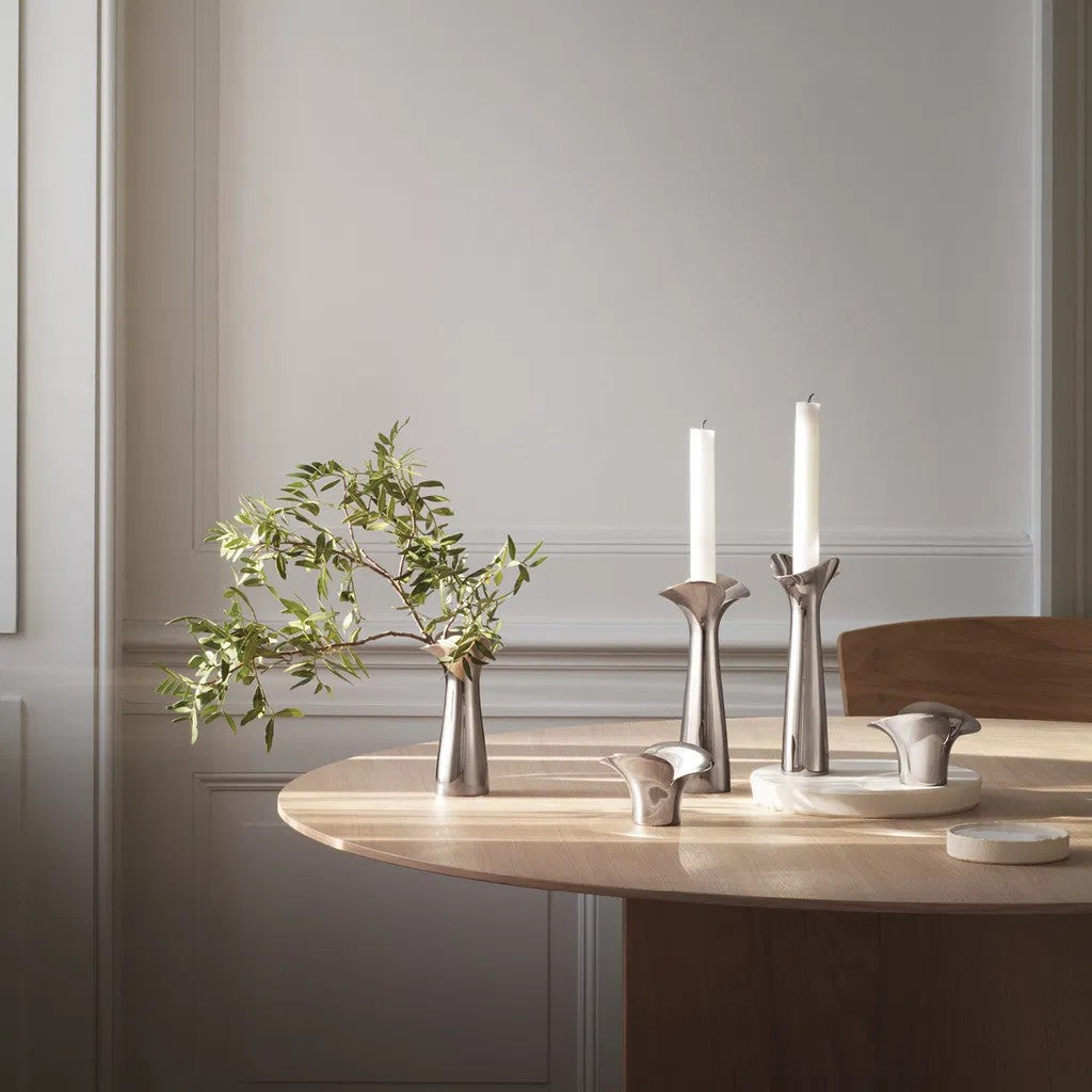 Georg Jensen Bloom Botanica Tealight Holders 2 Pcs