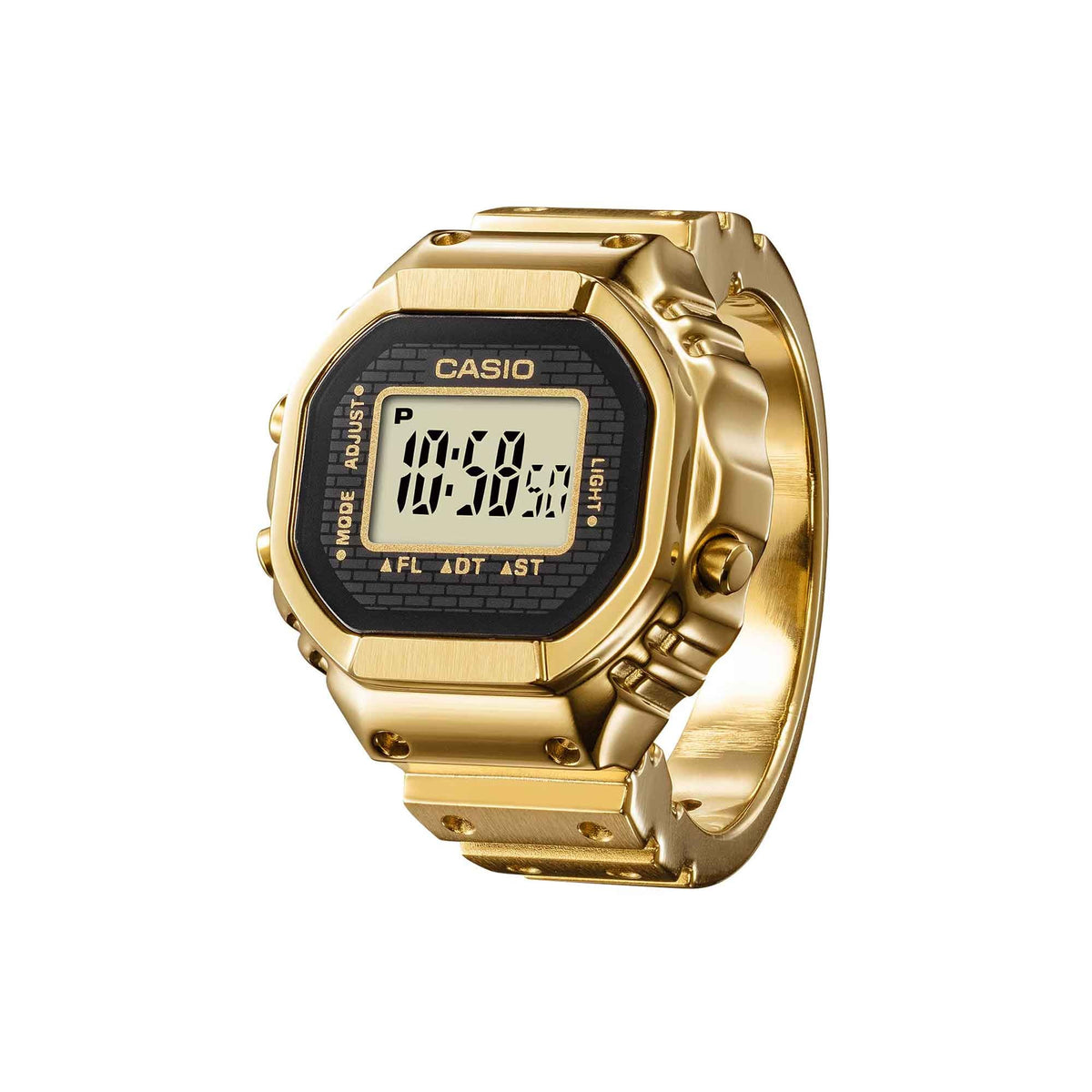Casio 50th Anniversary Ring Watch, Gold