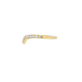 Diamond Round Brilliant Cut 0.45ct, 18ct Yellow Gold Wishbone Ring