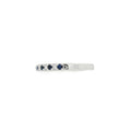 Sapphire and Diamond, Platinum Eternity Ring