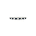 Sapphire and Diamond, Platinum Eternity Ring