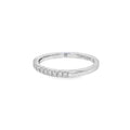 Diamond Round Brilliant 0.25ct, Platinum Pave Set Ring