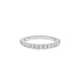 Diamond Round Brilliant 0.50ct, Platinum Pave Set Ring