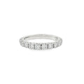 Diamond Round Brilliant 1.00ct, Platinum Pave Set Ring