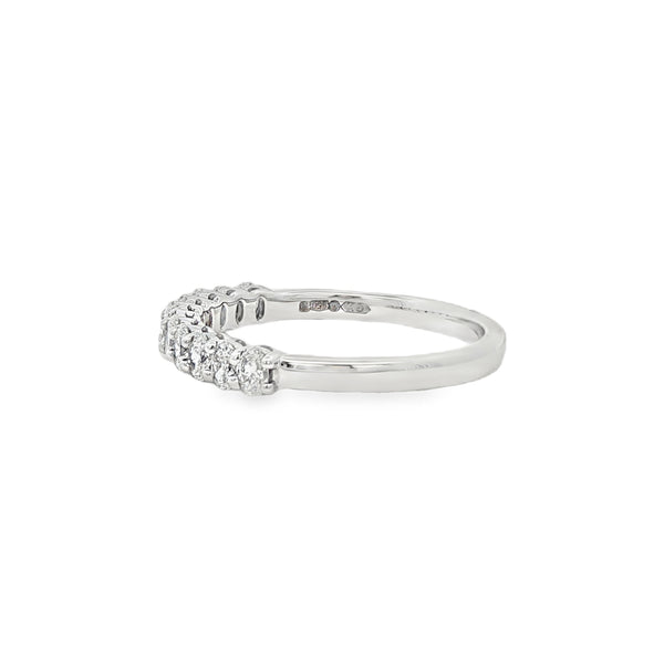 Diamond Oval Cut 0.60ct, Platinum Claw Set Ring