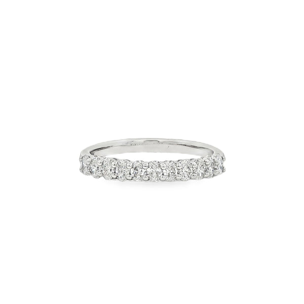 Diamond Oval Cut 0.60ct, Platinum Claw Set Ring