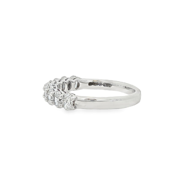 Diamond Oval Cut 1.10ct, Platinum Claw Set Ring