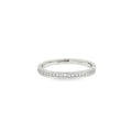 Diamond Princess Cut 0.25ct, Platinum Channel Set Ring