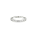 Diamond Princess Cut 0.33ct, Platinum Channel Set Ring