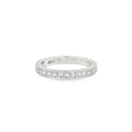 Diamond Princess Cut 0.75ct, Platinum Channel Set Ring