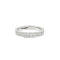 Diamond Princess Cut 1.00ct, Platinum Channel Set Ring