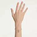 Swarovski Idyllia charm, Mixed cuts, Teddy, 18k gold finish