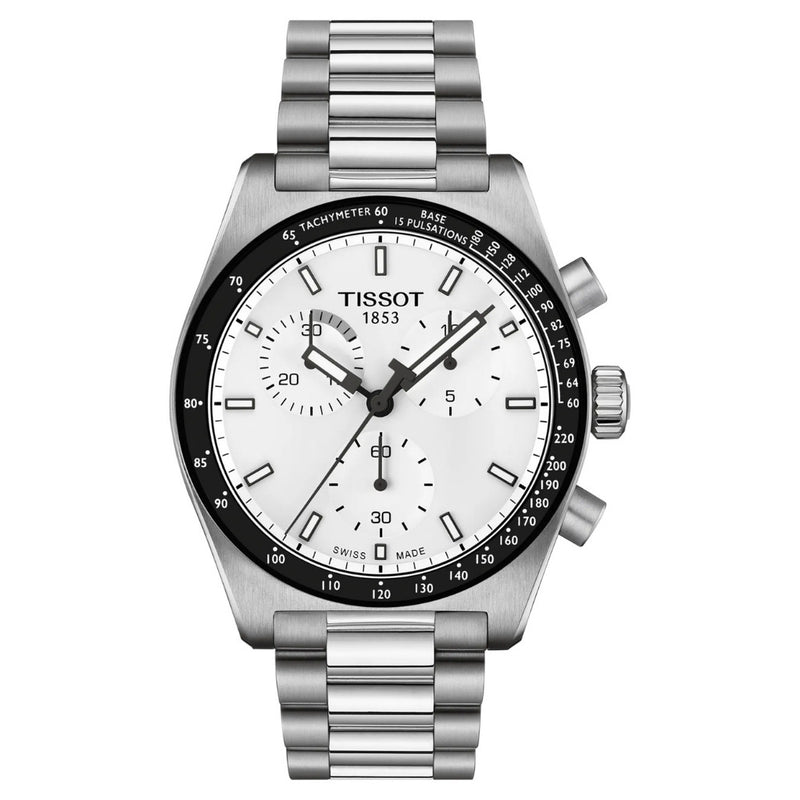 Tissot PR516 Quartz Chronograph Steel 40mm Watch T1494171101100