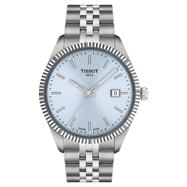 Tissot Ballade Ice Blue Dial Steel 40mm Watch T1564101135100