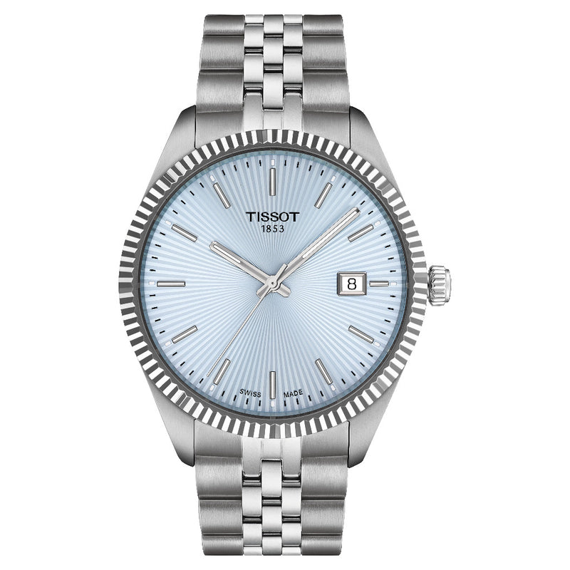Tissot Ballade Ice Blue Dial Steel 40mm Watch T1564101135100