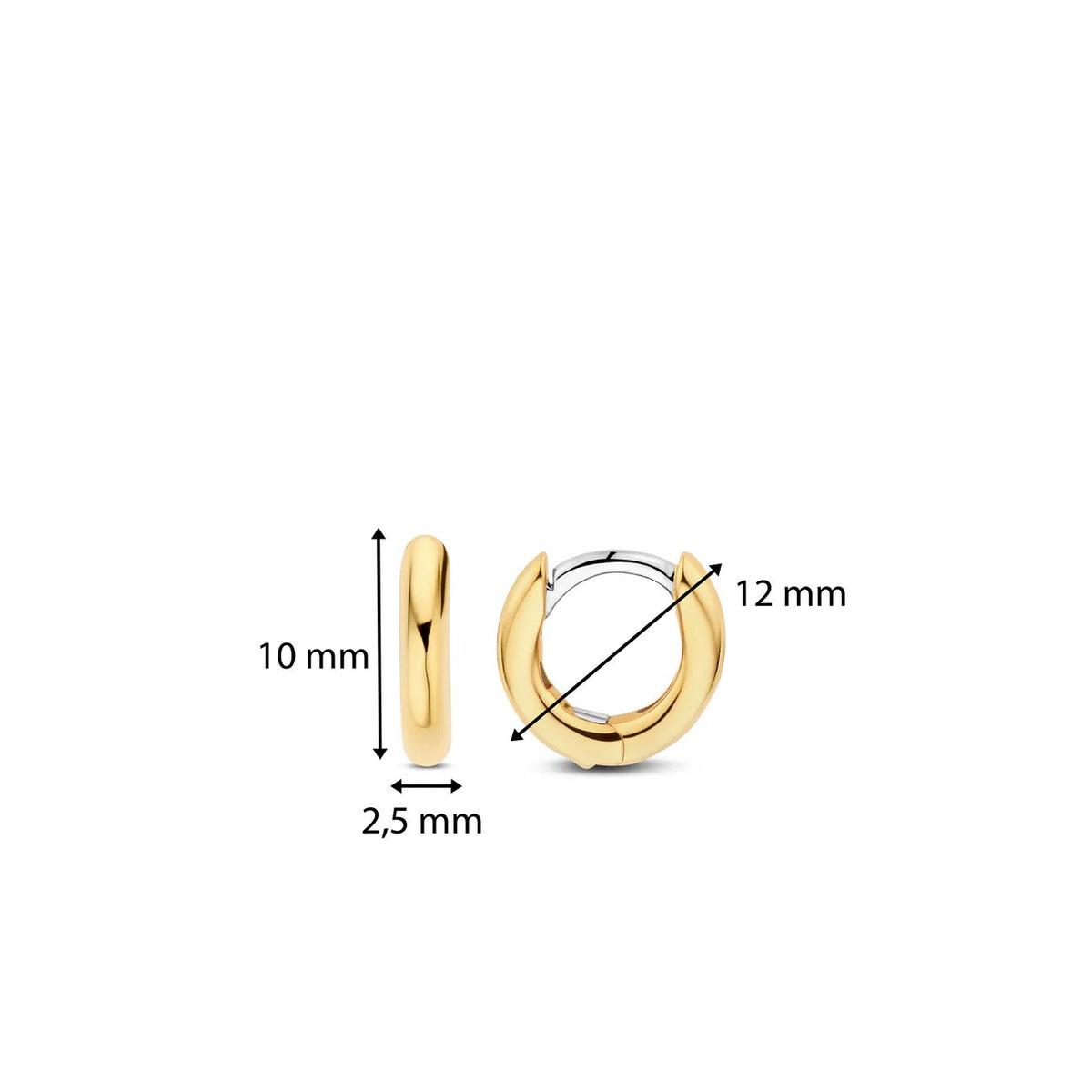 TI SENTO Huggie Hoops - 7811YS