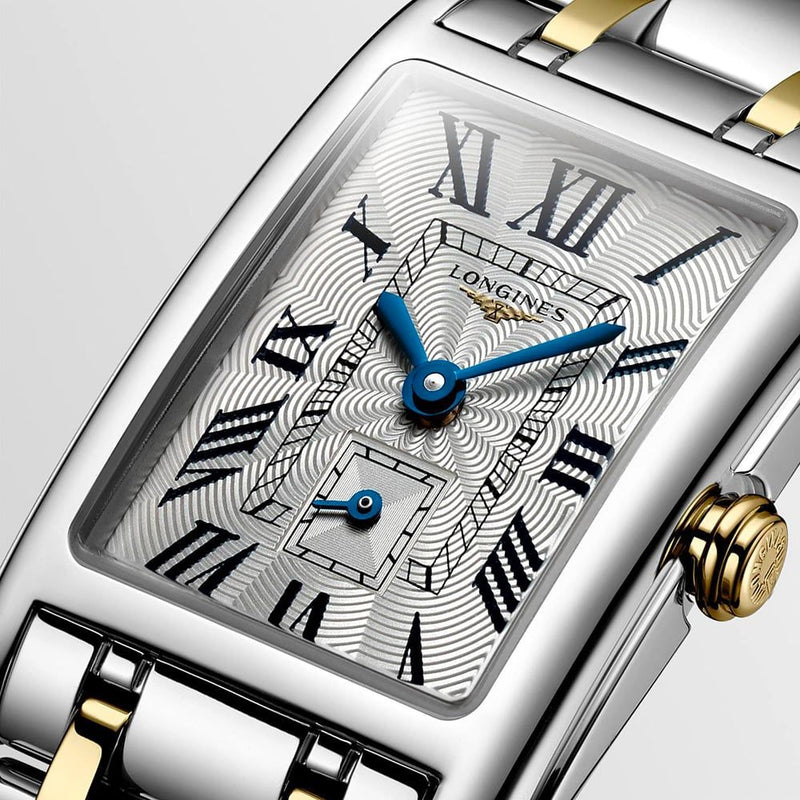 Longines DolceVita Steel & Yellow 32mm Watch L5.255.5.70.7