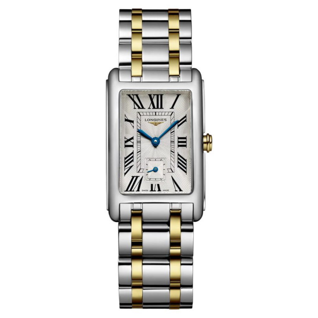Longines DolceVita Steel & Yellow 37mm Watch L5.512.5.70.7