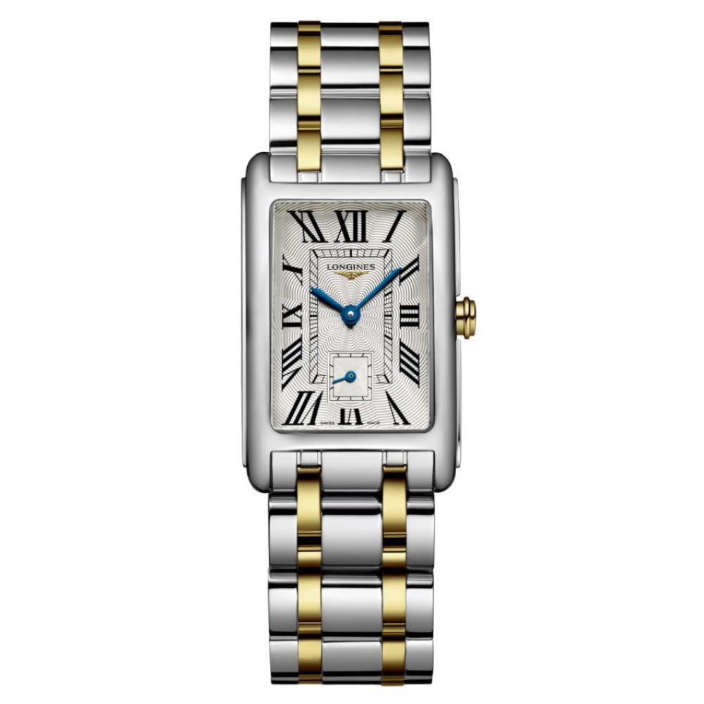 Longines DolceVita Steel & Yellow 37mm Watch L5.512.5.70.7