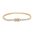Diamond Tennis 5.00ct, 18ct Yellow Gold Bracelet