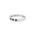 Sapphire and Diamond, 0.36ct, Platinum Eternity Ring
