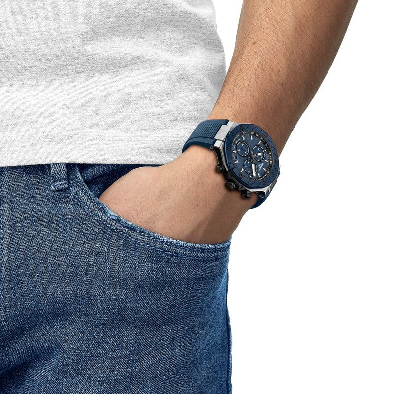 Tissot T-Race Chronograph, 45mm Blue Watch T1414172704100