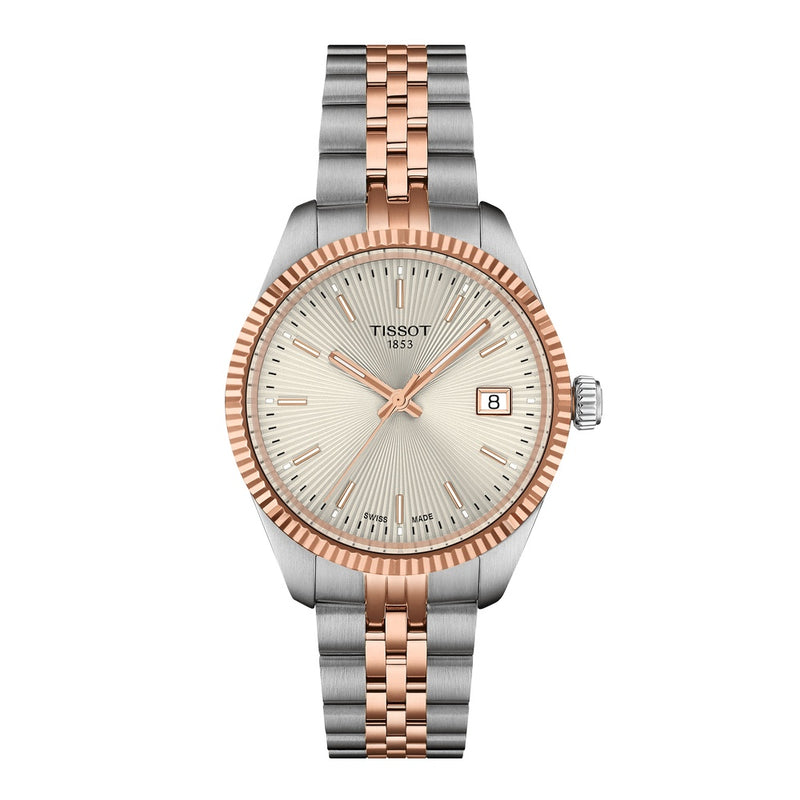 Tissot Ballade, Stainless Steel & Rose 34mm Watch T1562102203101