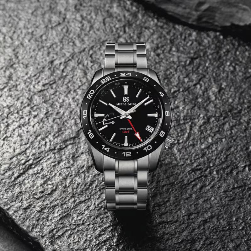 Grand Seiko Sport GMT Spring Drive Black Ceramic 40.5mm Watch SBGE257