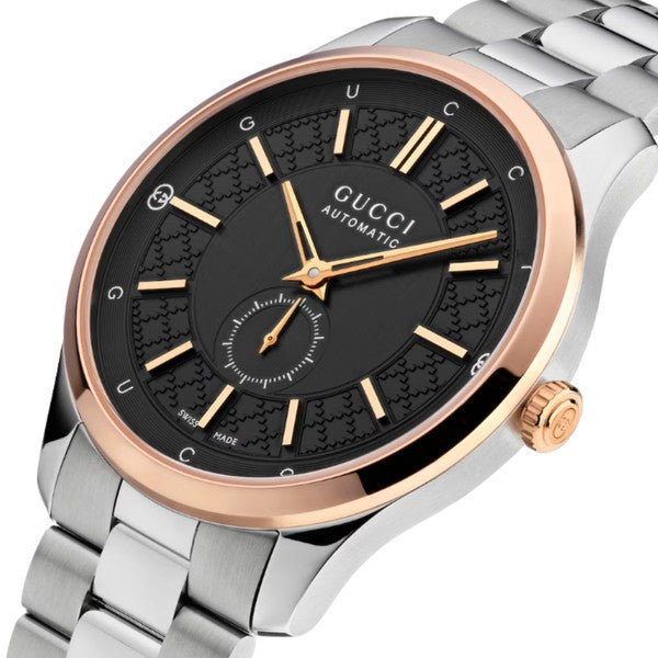 GUCCI G-Timeless Black Dial 40mm, Stainless Steel Watch YA1263003