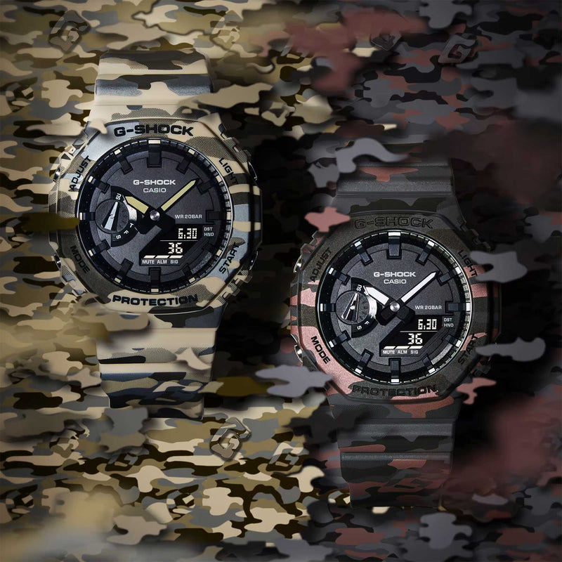 G-SHOCK 2100 Series Camouflage Watch GA-2100CM-5AER