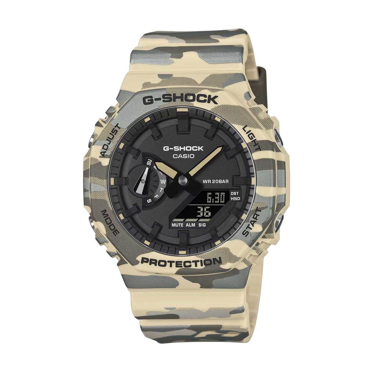 G-SHOCK 2100 Series Camouflage Watch GA-2100CM-5AER