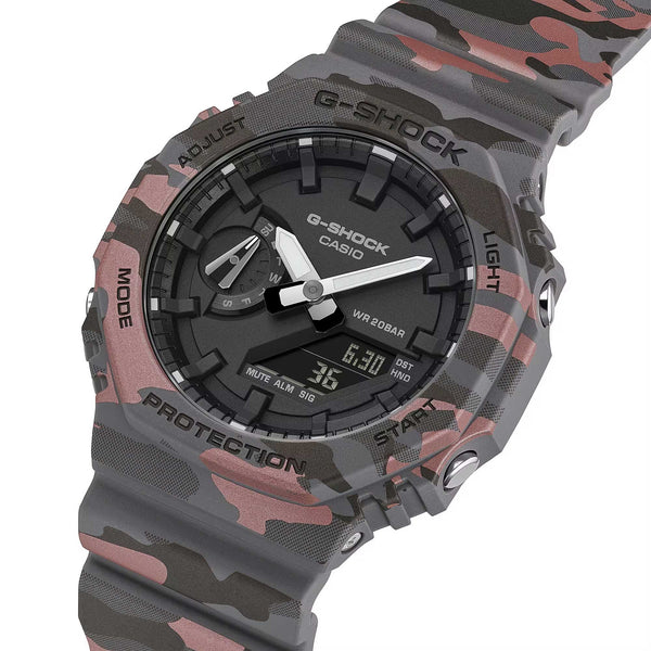 G-SHOCK 2100 Series Black Camouflage Watch GA-2100CM-8AER
