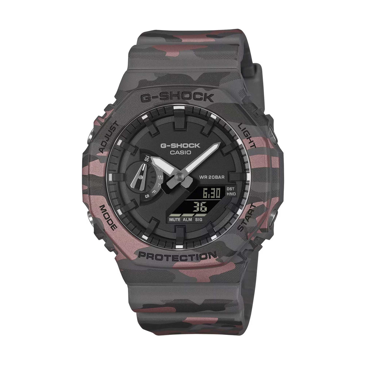 G-SHOCK 2100 Series Black Camouflage Watch GA-2100CM-8AER