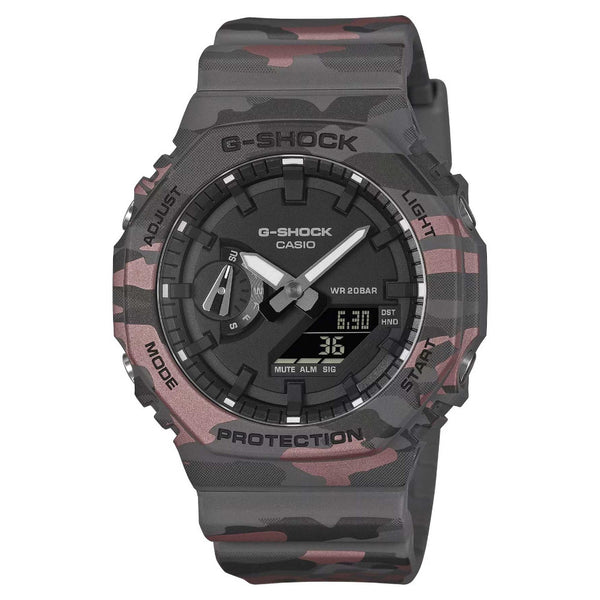 G-SHOCK 2100 Series Black Camouflage Watch GA-2100CM-8AER