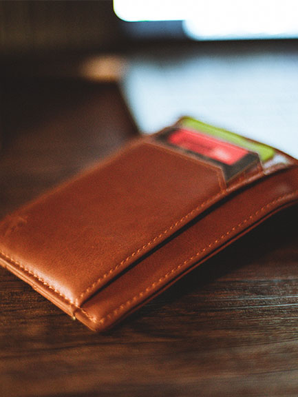 Designer Credit Card Holder Wallets and Money Clips